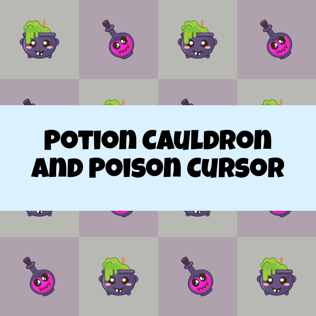 Preview Potion Cauldron and Poison cursor custom cursor pack